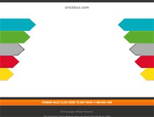 Tablet Screenshot of crickbus.com